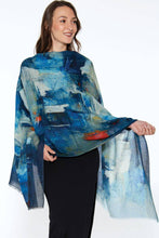 Load image into Gallery viewer, Amiya Fine Wool Shawls: Red Multi Patchwork
