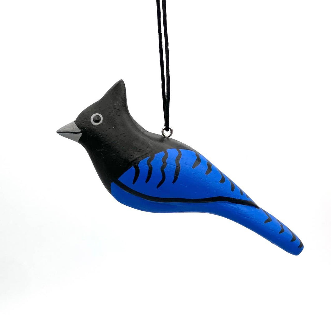 Steller's Jay Balsa Ornament