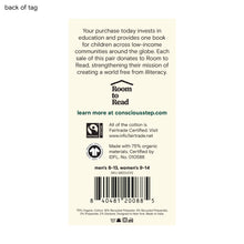 Load image into Gallery viewer, Socks that Give Books - Small (Blue Travel)
