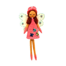 Load image into Gallery viewer, Saffron Fairy Felt Ornament - Butterfly
