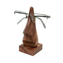 Load image into Gallery viewer, Nose Glasses Holder Stand - Handcrafted Indian Rosewood
