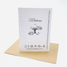 Load image into Gallery viewer, Growing Paper greeting card - Mandala Balloons: Plastic Sleeve

