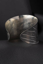Load image into Gallery viewer, Textured Silver Cuff
