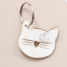 Load image into Gallery viewer, Kitty Love Key Ring
