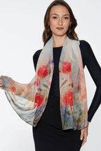 Load image into Gallery viewer, Aloka Scarf - Red Poppies
