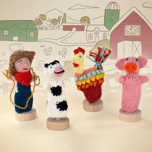 Load image into Gallery viewer, Farm Story Pack of 4 - Organic Cotton Finger Puppets - Party Gift

