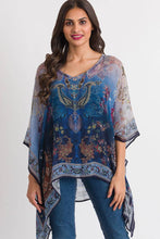 Load image into Gallery viewer, Kumari Cupro Tops: Emerald &amp; Amethyst
