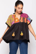 Load image into Gallery viewer, Cotton Kantha Tunic Top
