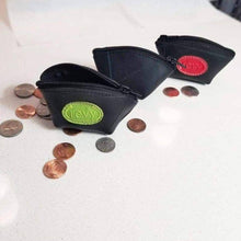 Load image into Gallery viewer, Revved Up Coin Pouch: Black Logo Patch
