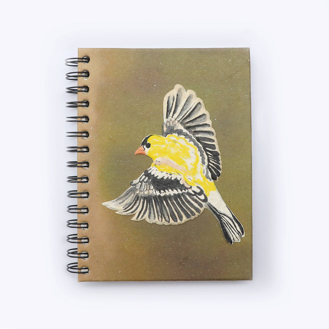 Large Notebook Goldfinch