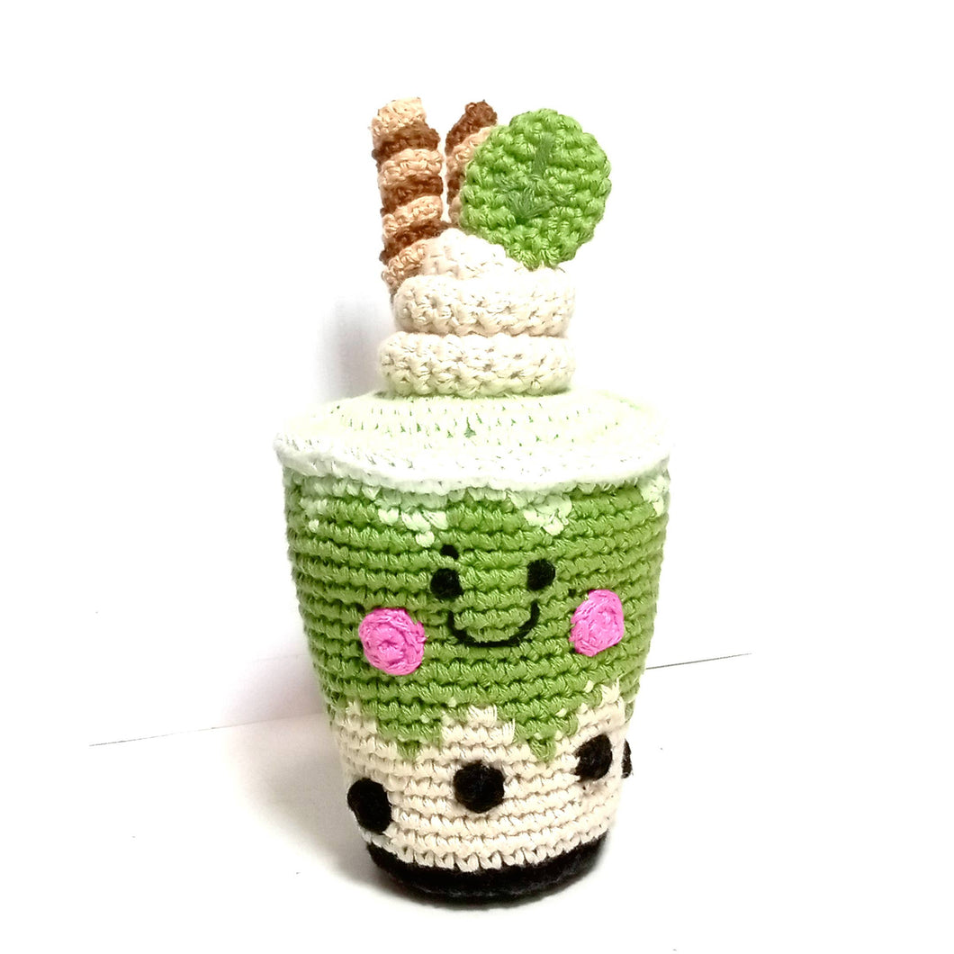 Pretend Play Food Rattle - Green Tea Matcha Latte
