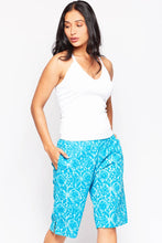 Load image into Gallery viewer, Block Print Cotton Shorts : Navy / S/M
