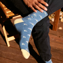 Load image into Gallery viewer, Socks that Support Mental Health (Rising Suns) - Small

