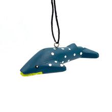 Load image into Gallery viewer, Mini Blue Whale Balsa Ornament
