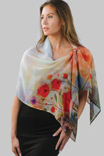 Load image into Gallery viewer, Aloka Scarf - Turquoise &amp; Orchid
