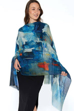 Load image into Gallery viewer, Amiya Fine Wool Shawls: Red Multi Patchwork
