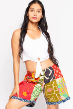 Load image into Gallery viewer, Cotton Kantha Shorts: L/XL
