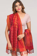 Load image into Gallery viewer, Kalya Wool &amp; Cotton Shawl: Black &amp; Silver
