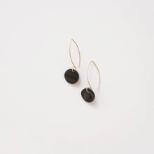 Load image into Gallery viewer, Simple Circle Earrings - Black
