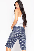Load image into Gallery viewer, Block Print Cotton Shorts : Navy / S/M
