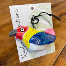 Load image into Gallery viewer, Mini Whimsical Chicken Balsa Ornament
