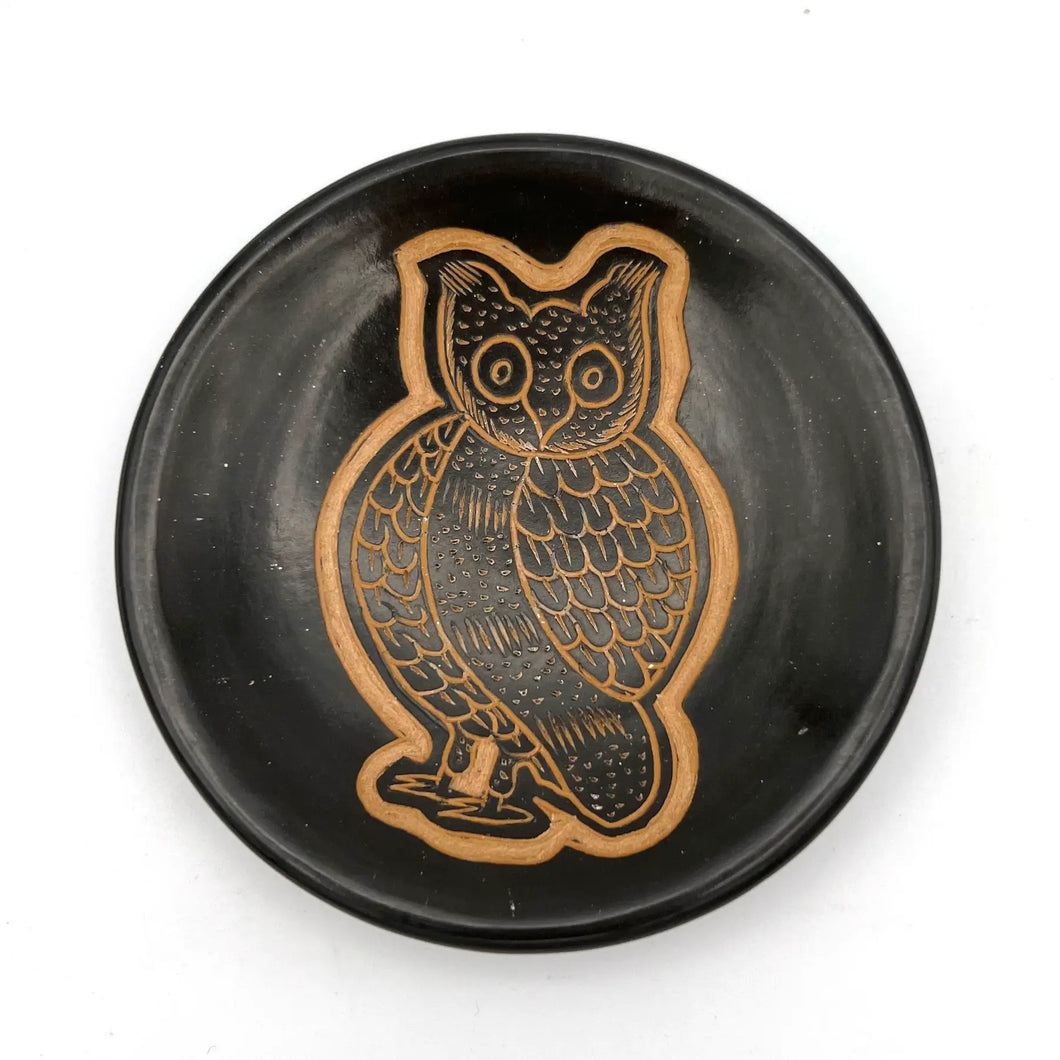 Ceramic Ring Dish - Owl