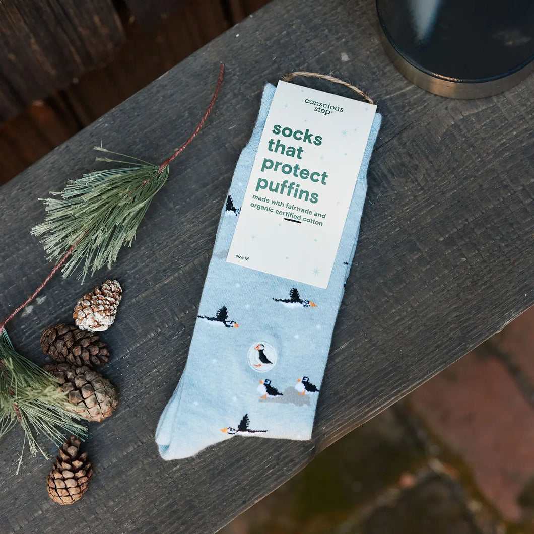Socks that Protect Puffins - Medium