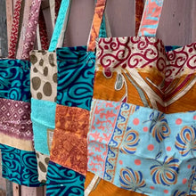 Load image into Gallery viewer, Sari Tote Bag (Cotton lined)
