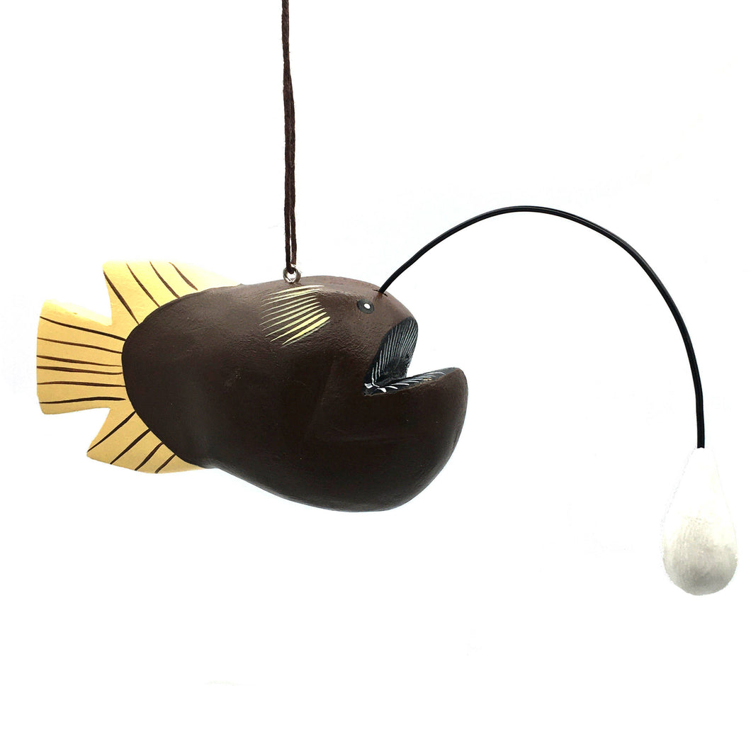 Angler Fish Balsa Ornament