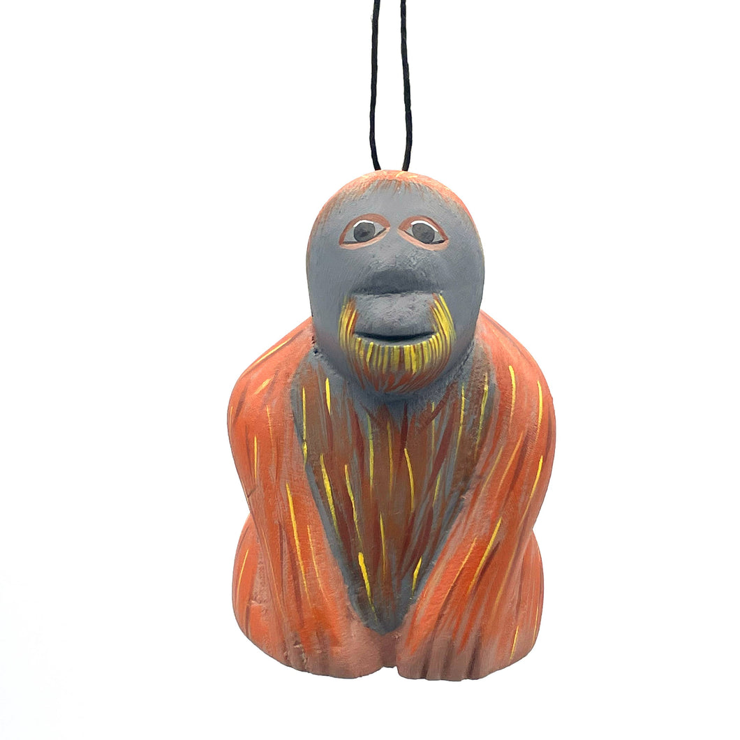 Orangutan Balsa Ornament