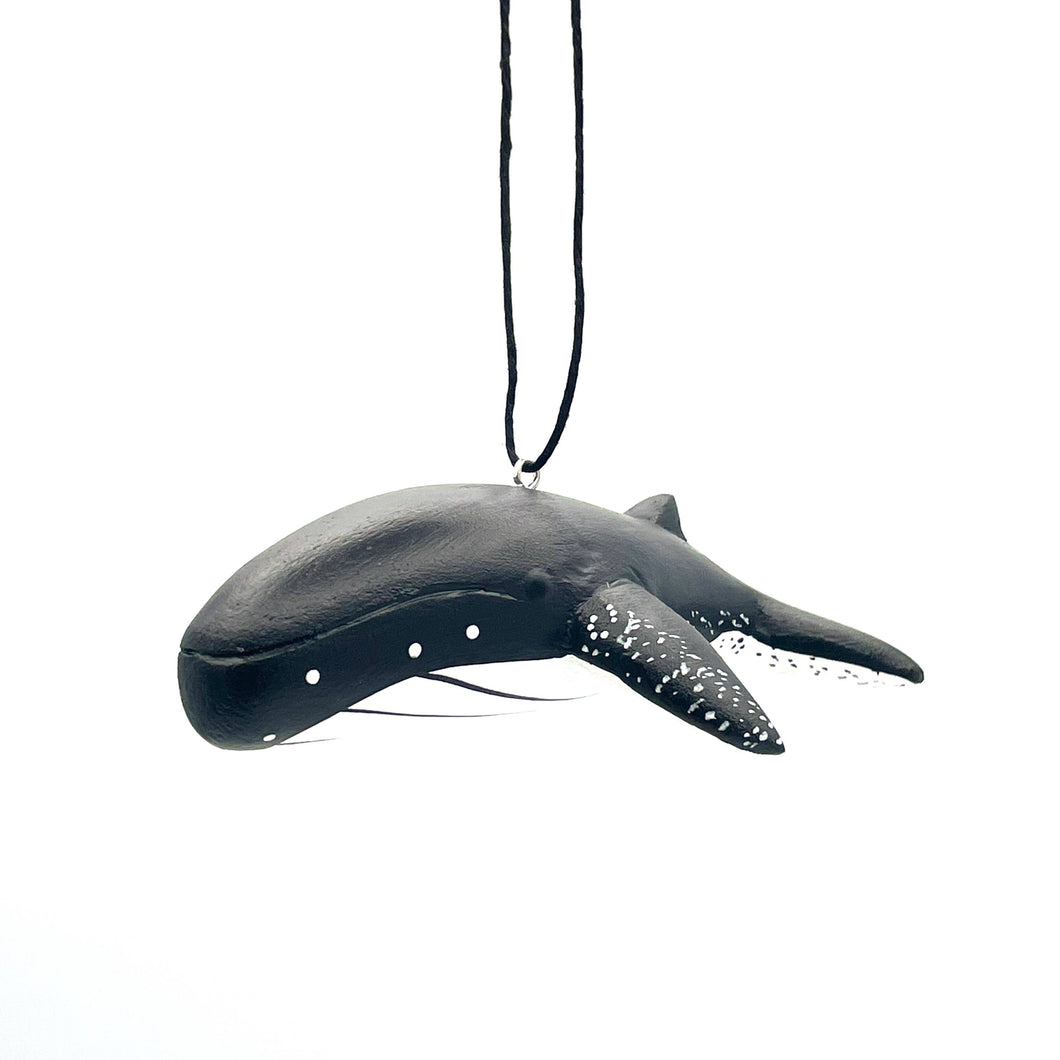 Humpback Whale Balsa Ornament