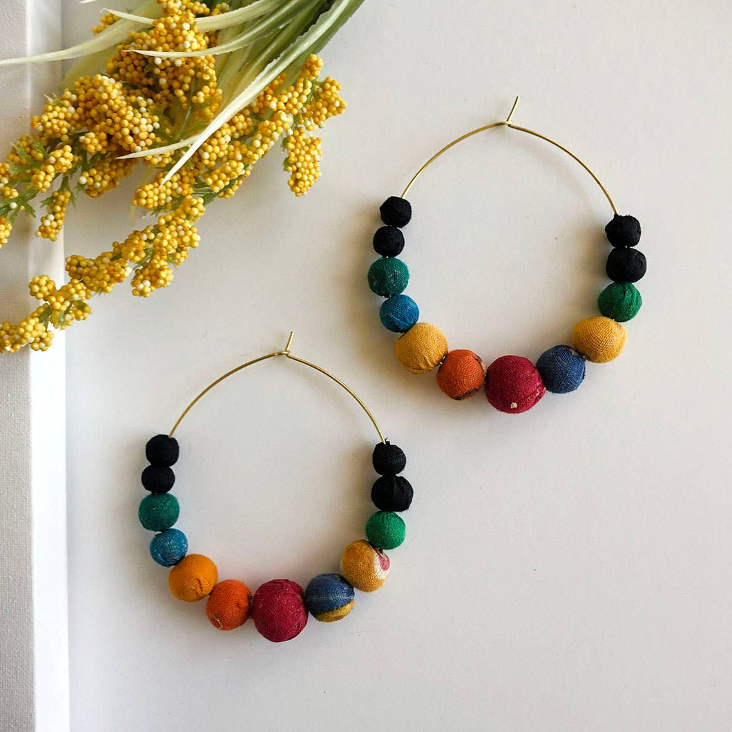 World Finds Galaxy Collection Hoop Earrings