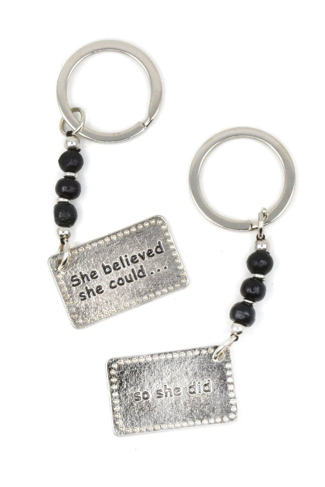 She Believed She Could Keychains