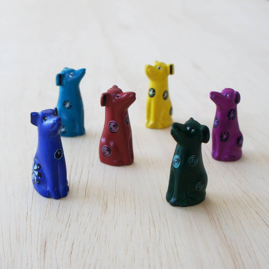 Soapstone Tiny Dogs