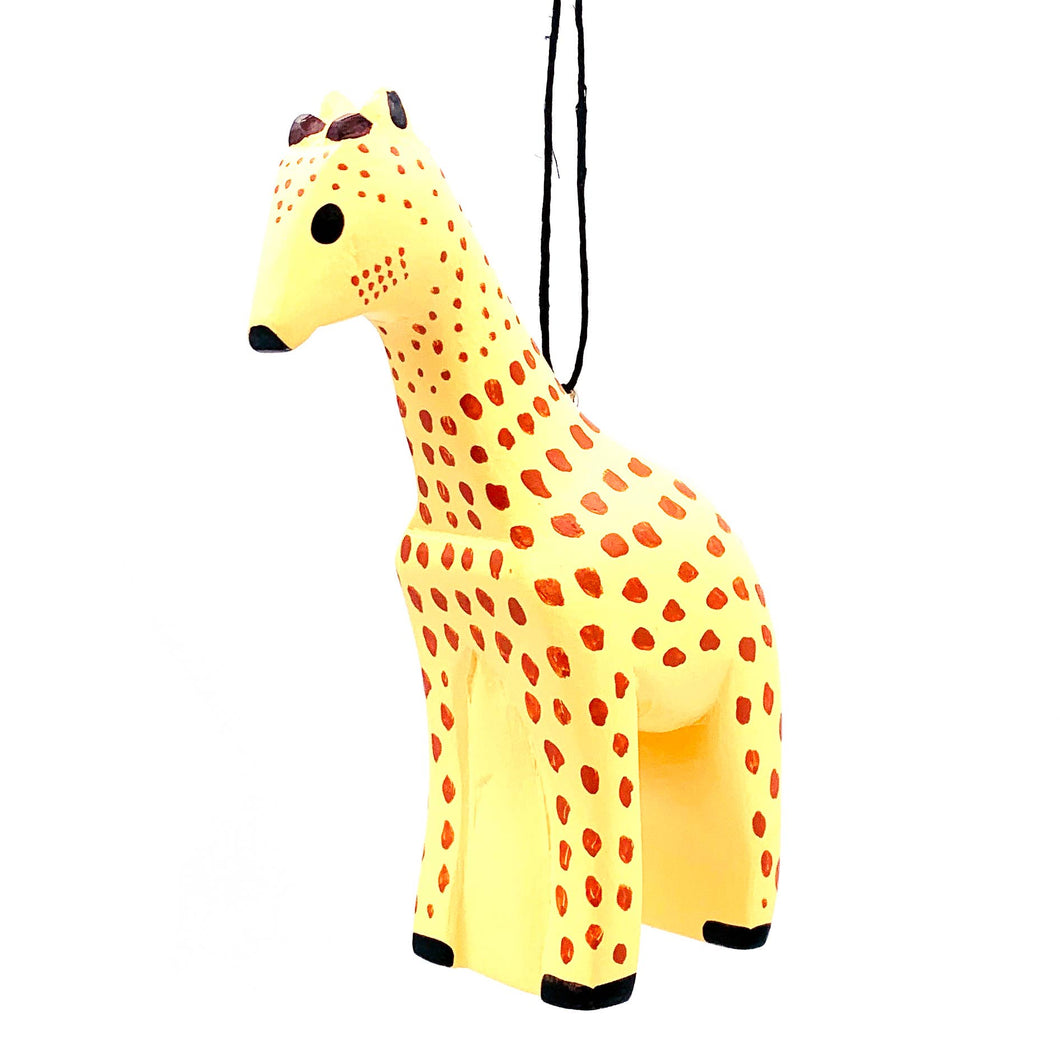 Giraffe Balsa Ornament