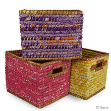 Load image into Gallery viewer, Large Chindi Wrap Basket
