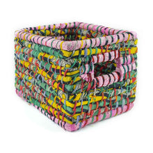 Load image into Gallery viewer, Small Chindi Wrap Basket
