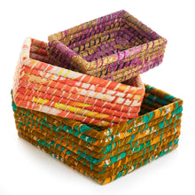 Load image into Gallery viewer, Nesting Sari Chindi Baskets - Medium

