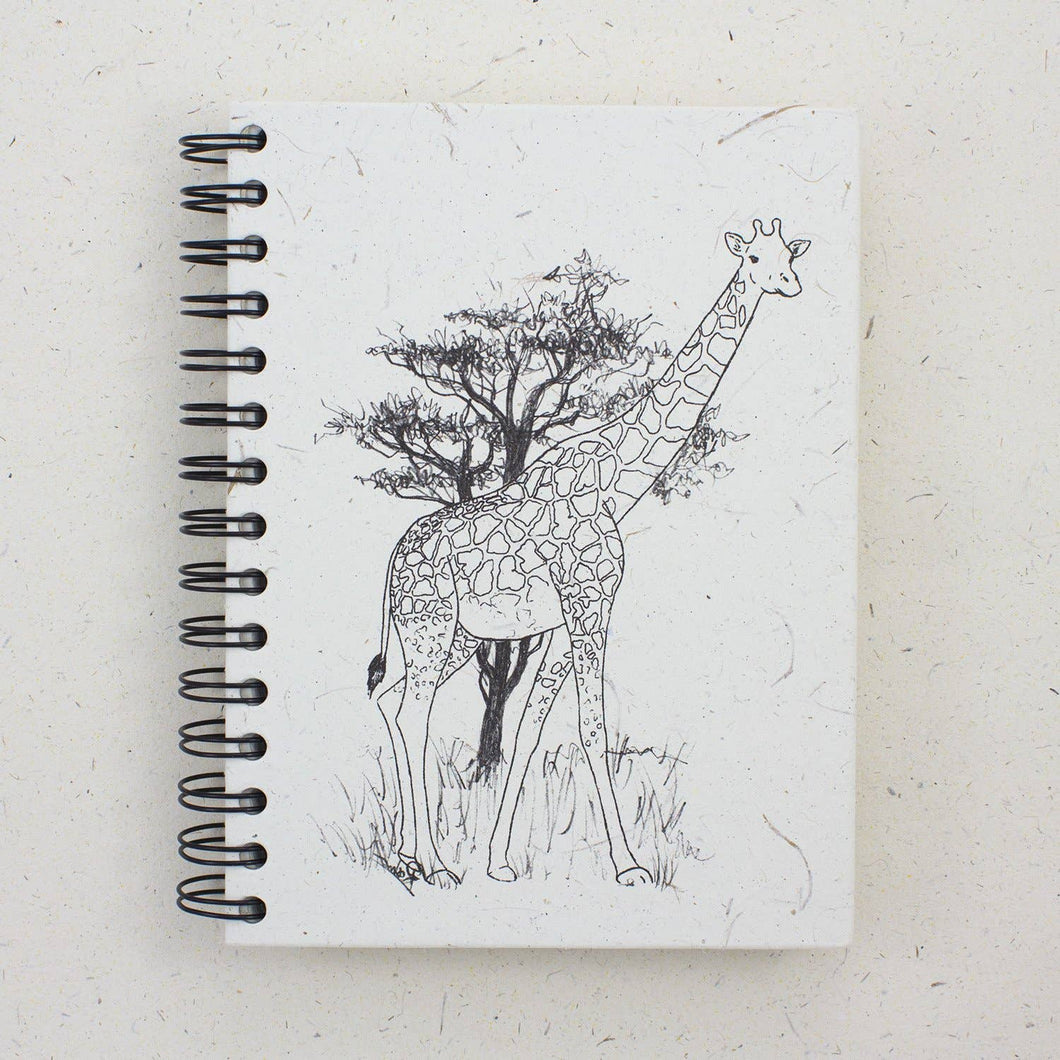 Large Notebook Giraffe Sketch