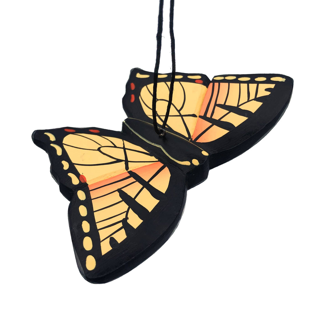 Tiger Swallowtail Butterfly Balsa Ornament