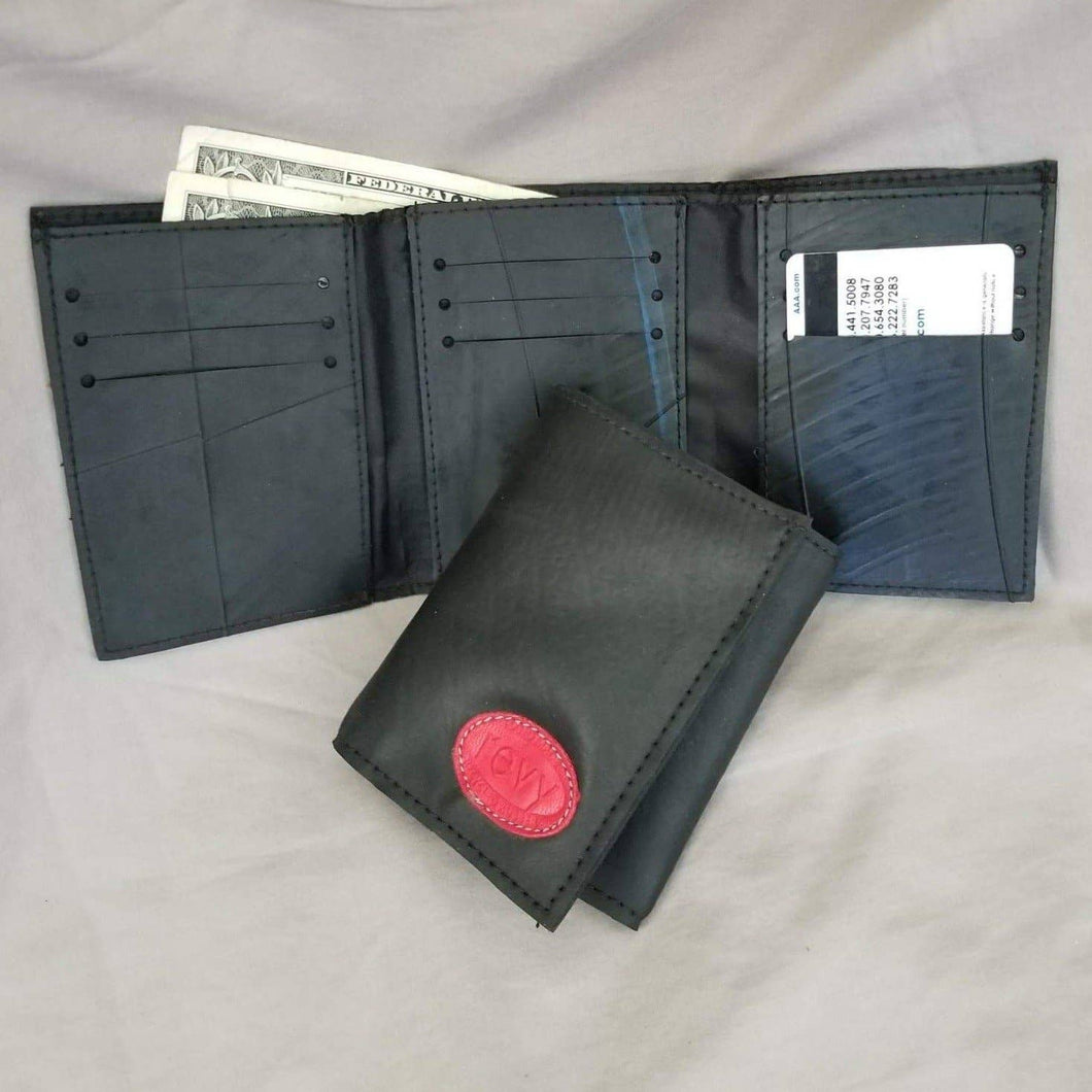 Revved Up Tri-Fold Wallet - Red Logo