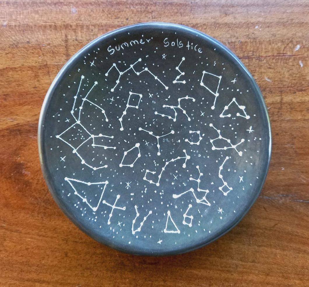 Ceramic Ring Dish - Summer Solstice Constellations