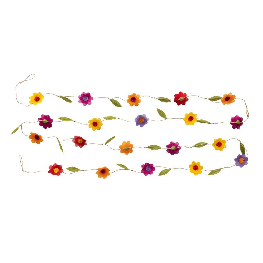 Silk Paper Flower Garland (In Box)