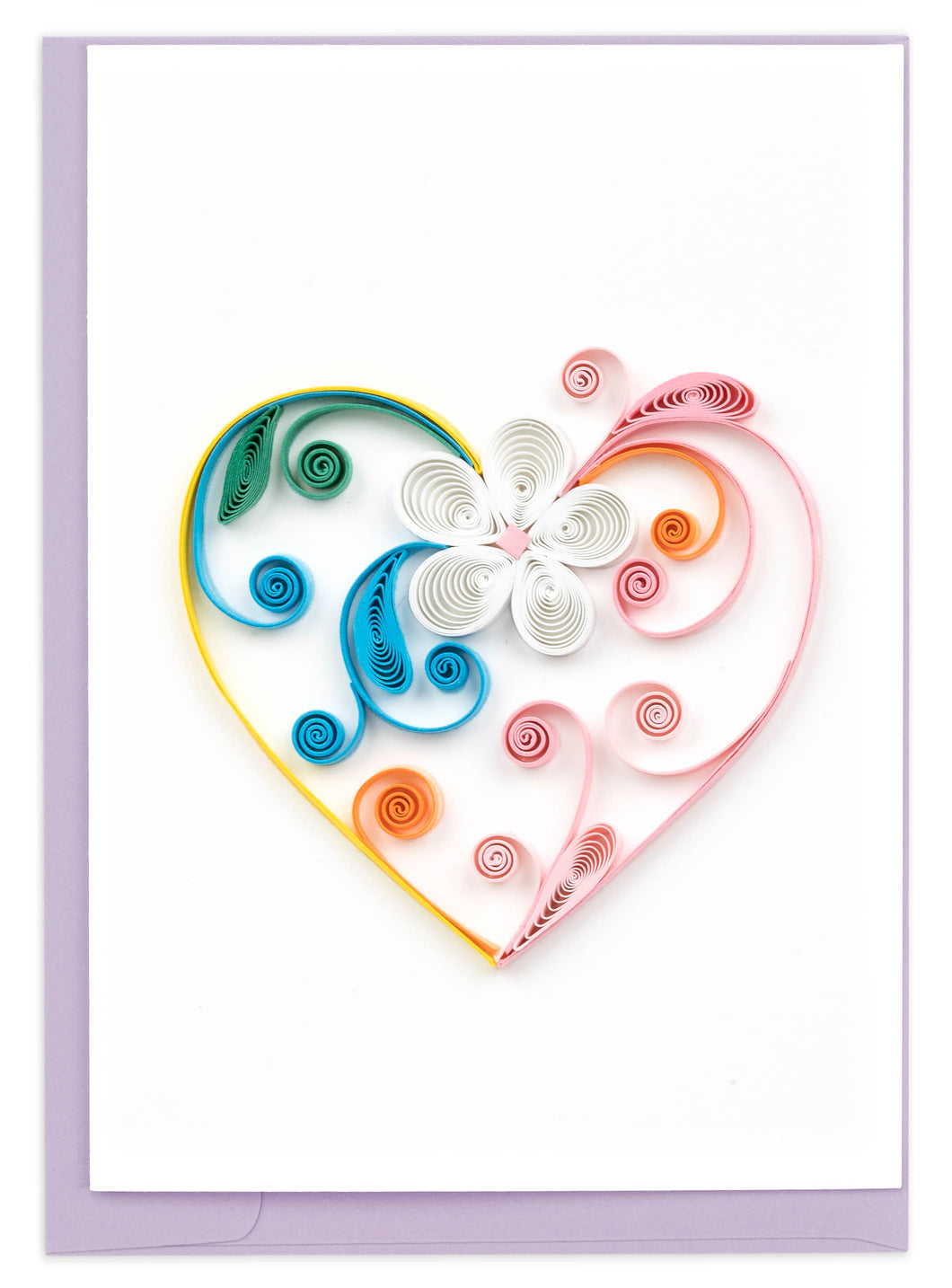 Colorful Heart Gift Enclosure Mini Card