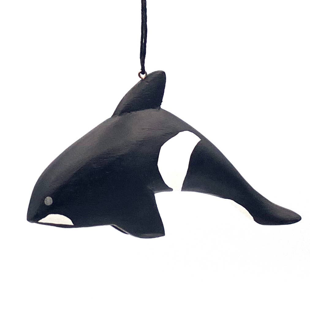 Orca Balsa Ornament