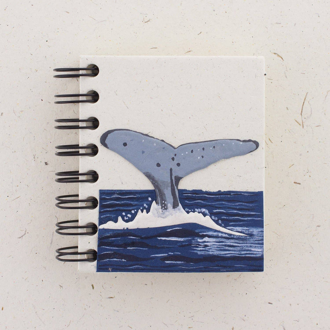 Small Notebook - Whale Tail