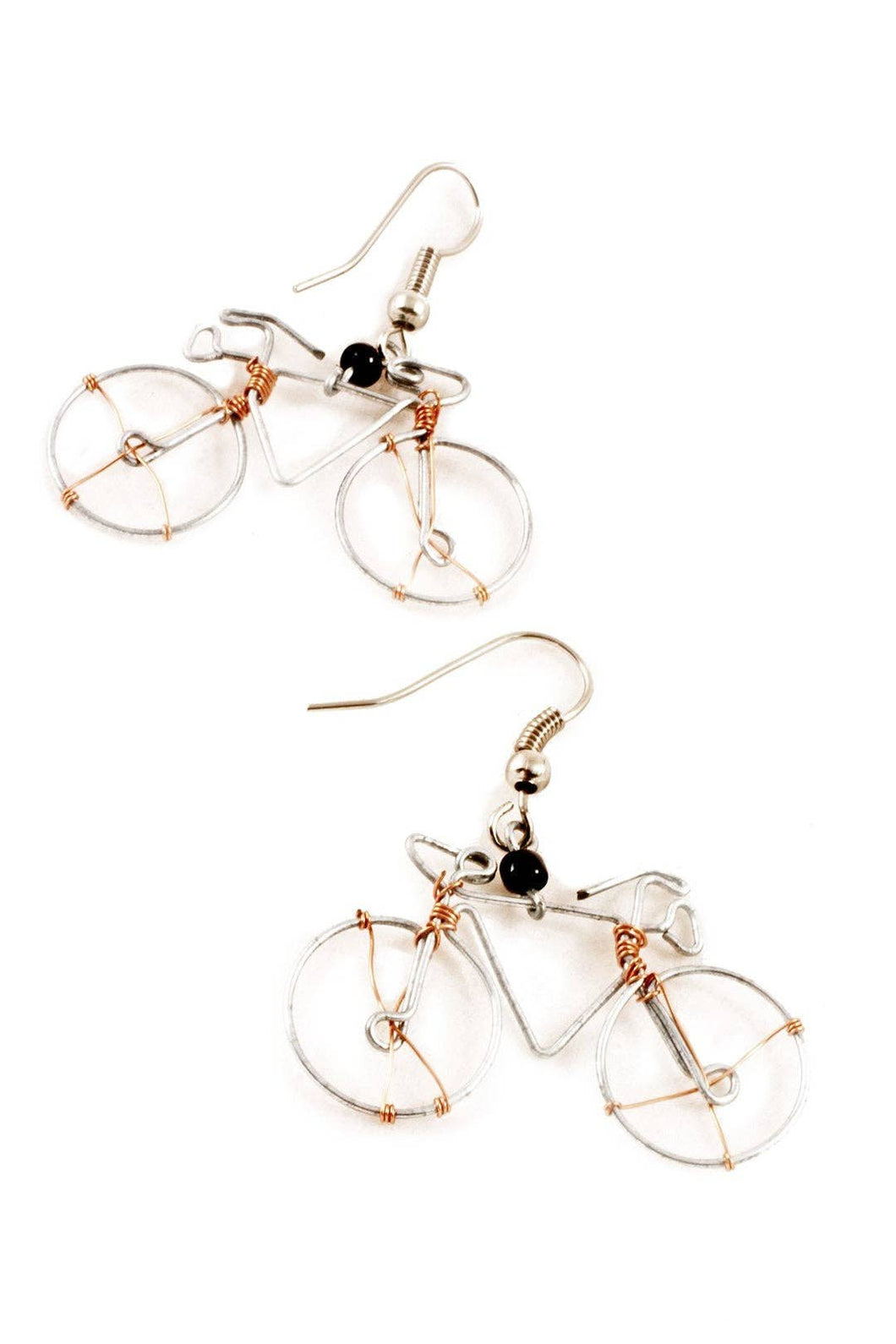 Bicycle Earrings (Swahili African Modern)