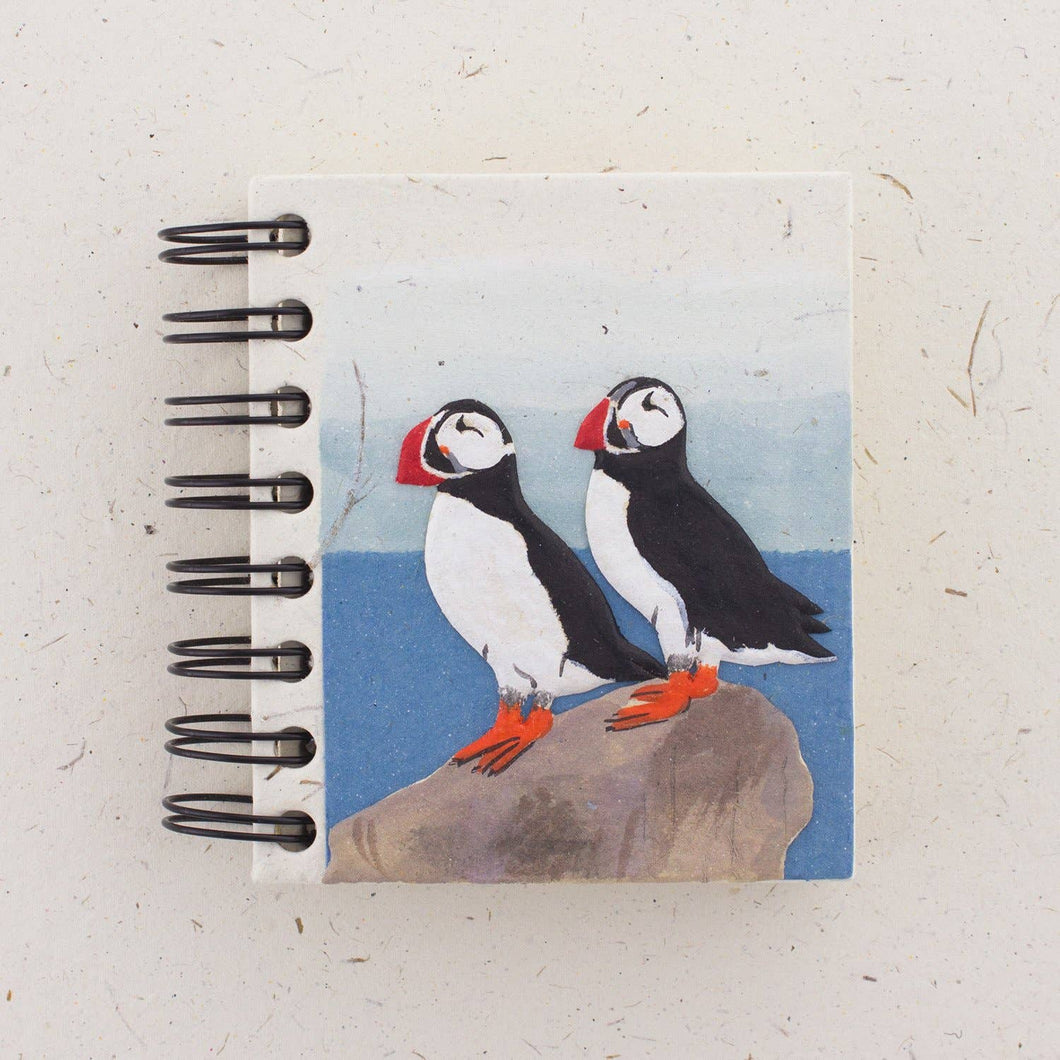 Small Notebook - Puffins