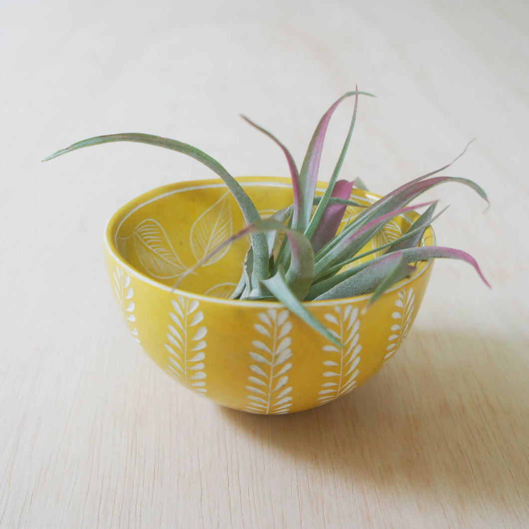 Patterned Bowl - Yellow