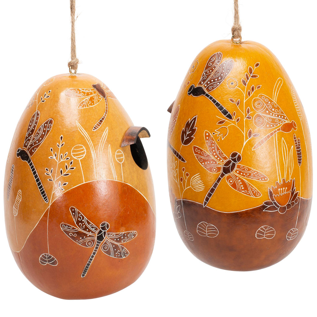 Dragonfly - Gourd Birdhouse